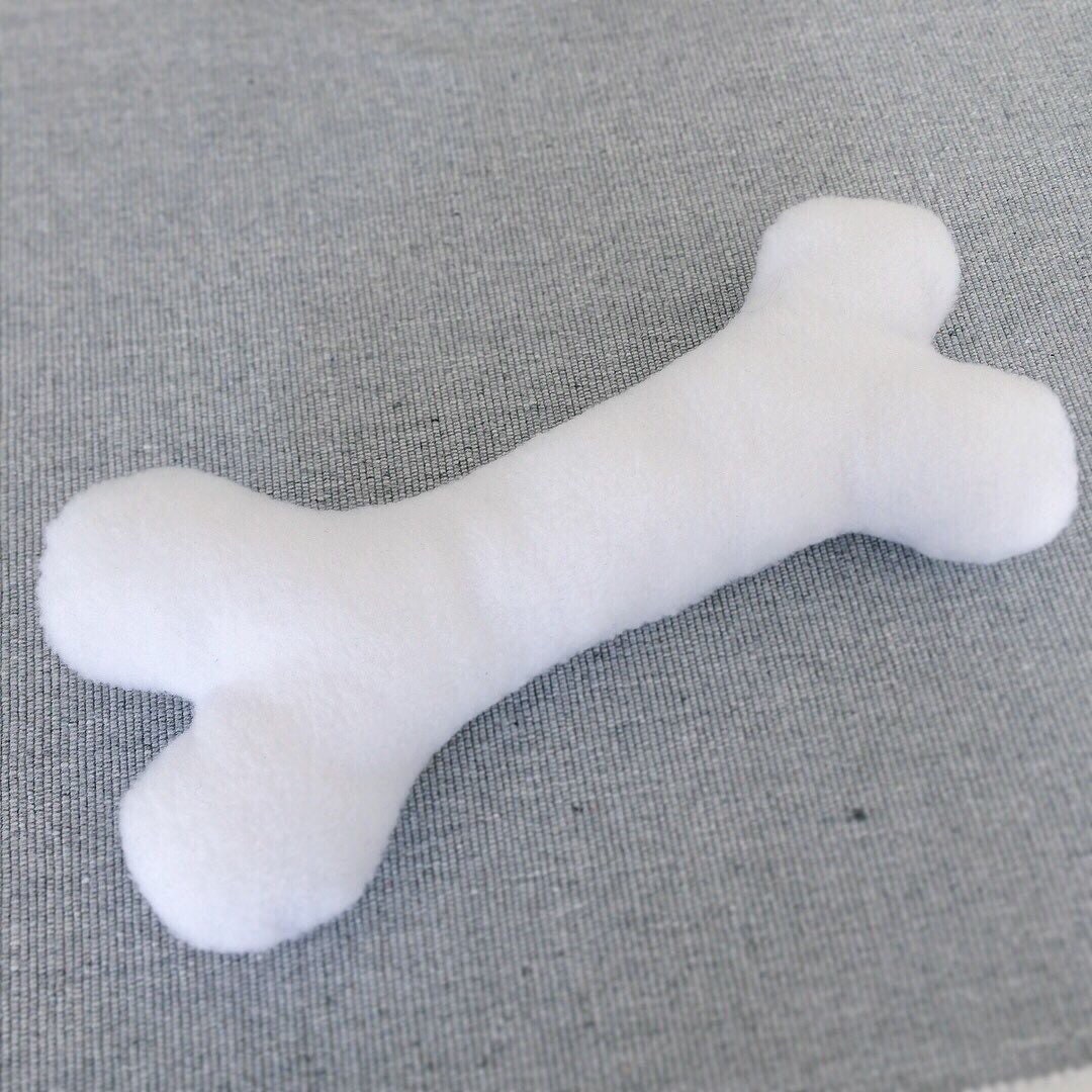 plush bone shaped dog toy