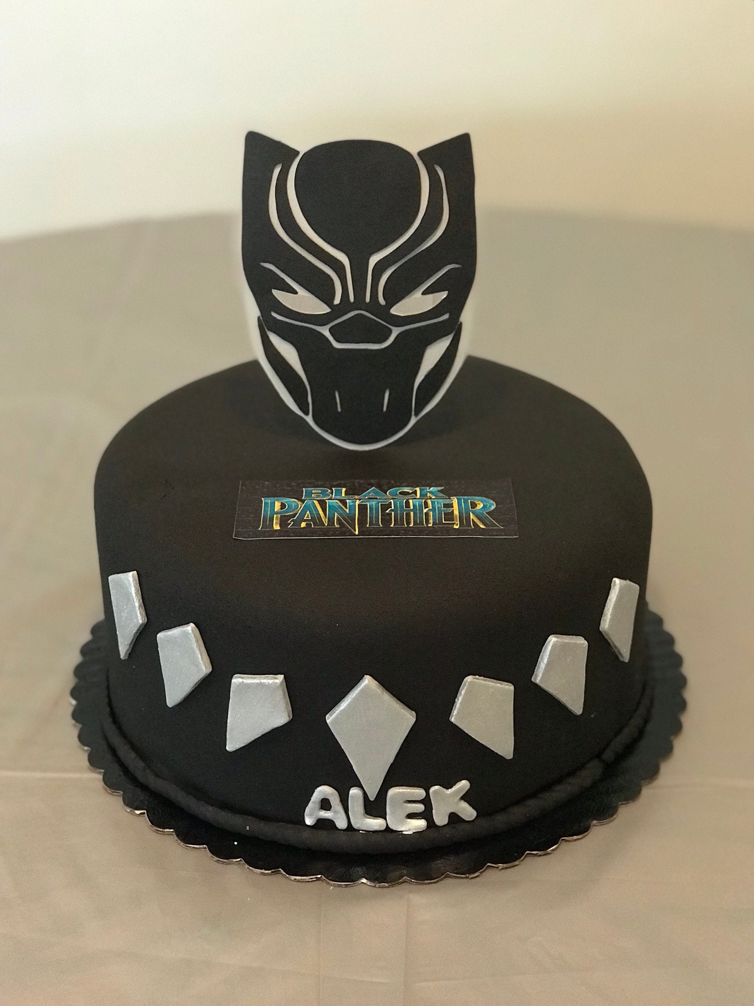 Black Panther Cake Topper Etsy