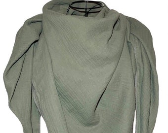 Muslin cloth children / women XXL, UNI khaki