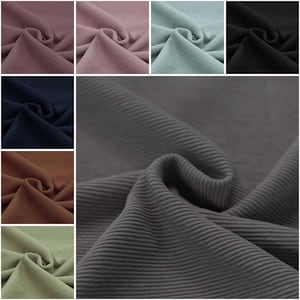 OTTOMAN RIB JERSEY, rib jersey, sold by the meter, various colors