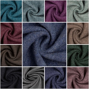 Wollwalk, Walk, Walkloden, Kochwolle, Schurwolle, Naomi melange, SWAFING, gekochte Wolle, verschiedene Farben