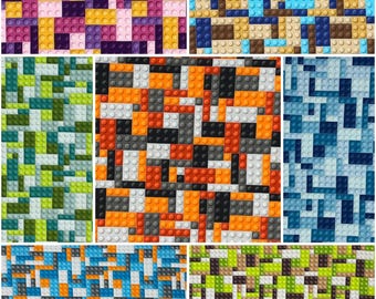 BLOQUES DE CONSTRUCCIÓN Ladrillos Piedras Bloques de construcción entrelazados Jersey, 7 colores diferentes, ideal para cumpleaños o como regalo