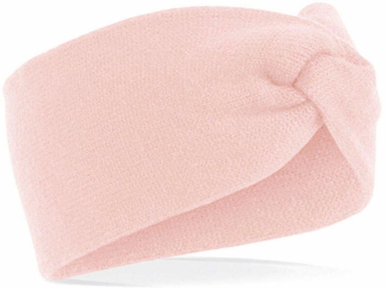 twisted headband / Twist Knit Headband, 5 different colors pastell pink