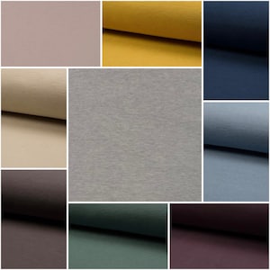 RIB JERSEY, ribbed jersey, sold by the meter, new & various colors