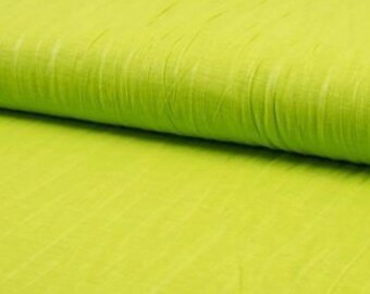 Pleated jersey, long pleat jersey, lime