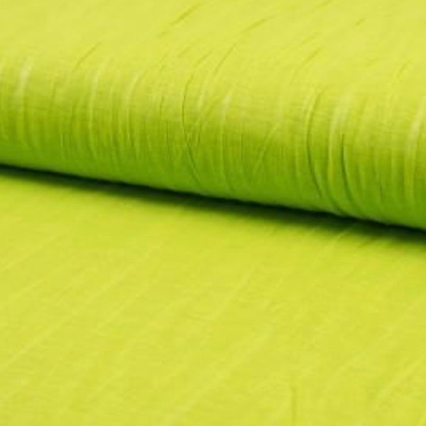 Falten-Jersey, Long Pleat Jersey, lime