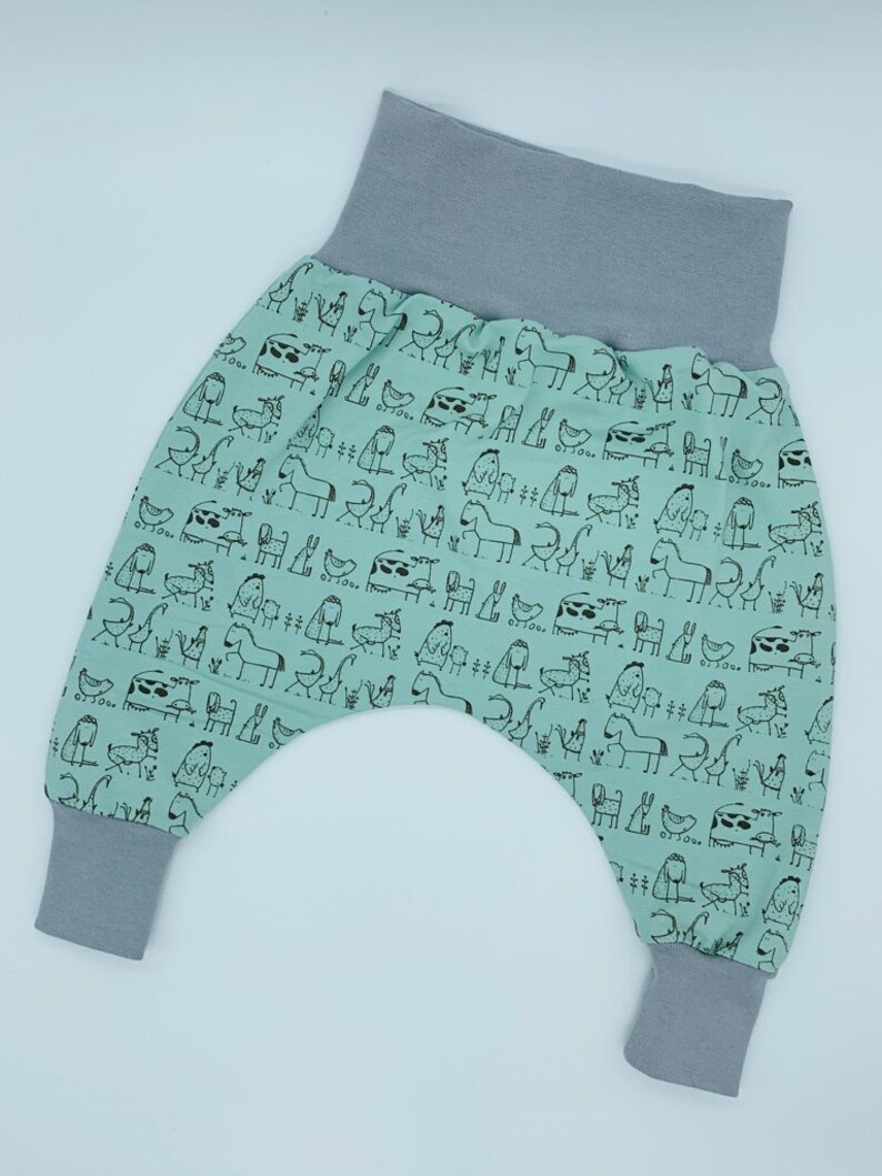 beanie with cuffs BAUERNHOF Baby Set first set 3-piece Pumphose neckerchief