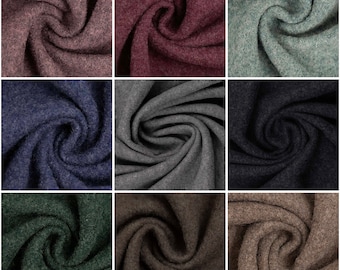 Walk, boiled wool, boiled loden, boiled wool, new wool, Naomi melange, SWAFING, boiled wool, various colors