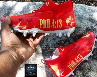 custom youth football cleats shoes