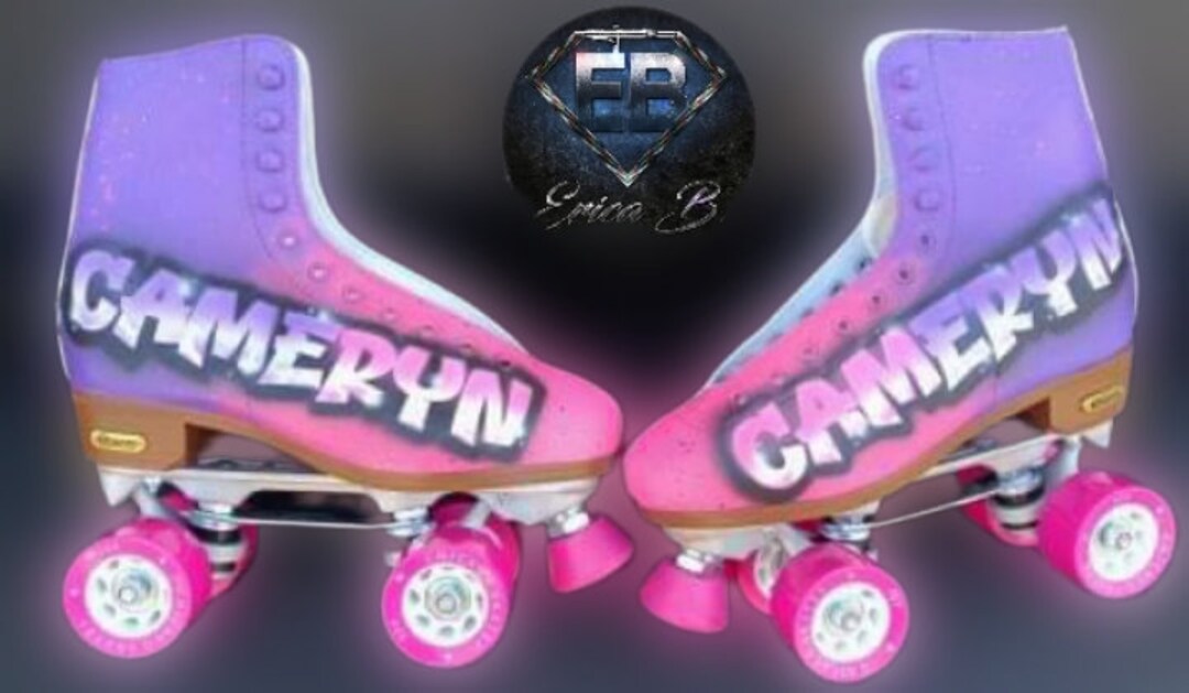 Airbrushed Roller Skates Etsy