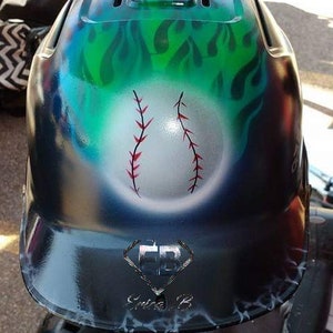 Airbrushed Batting Helmet