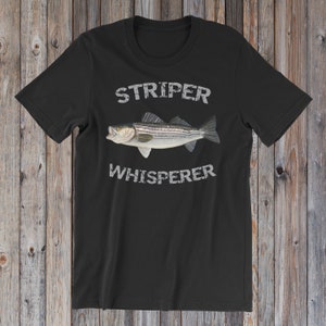 Striper Whisperer | Striped Bass | Striper Fish | Striper Bass | Rockfish | Fishing Gift | Fishing Gifts For Men | Father's Day Gift