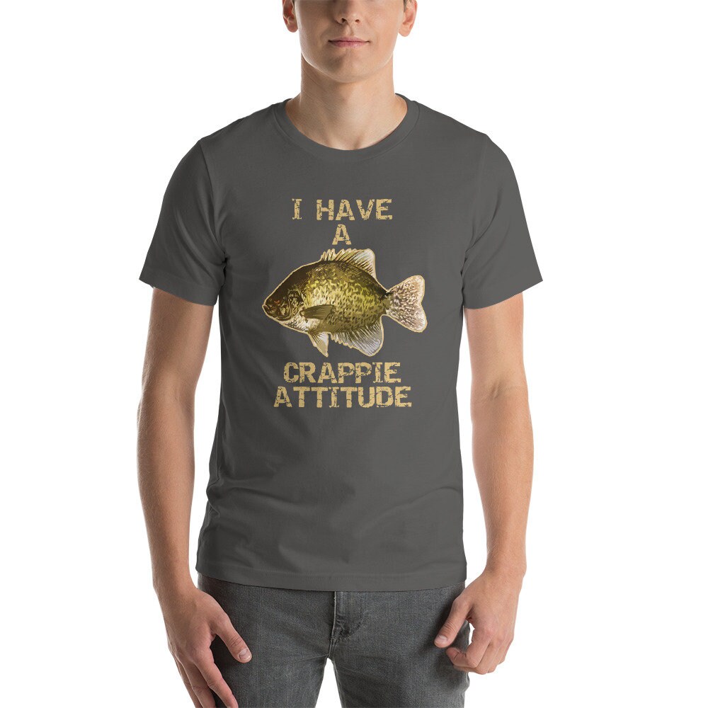 ウェア 90s Fishing Fish Crappie Attitude TShirt Amazon.com: I have a crappie attitude fishing T-Shirt