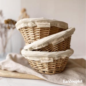 Sourdough Bread Proofing Basket, Wicker, 8, 9 inches, Bread Basket, Bread Baking Tools, Proofing Basket, Baker Gift