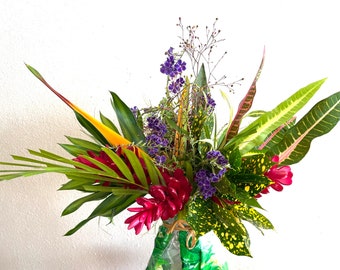 Fresh tropical Ginger bouquet- Pick up O’ahu (HI) - Shipping/delivery not available