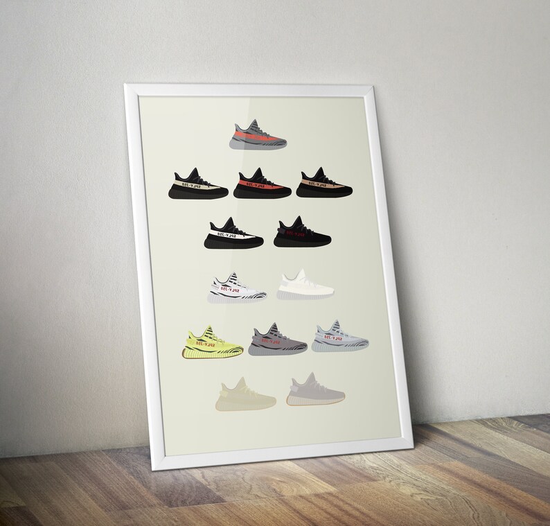 Yeezy Yeezy Yeezy Yeezy 350 Wall Art Hypebeast Poster Etsy