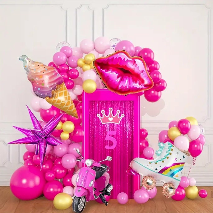  16 globos para fiesta de Barbie suministros globos