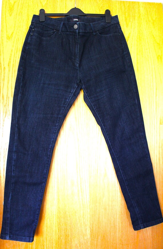 M\u0026S Dark Blue Stretch Jeggings 