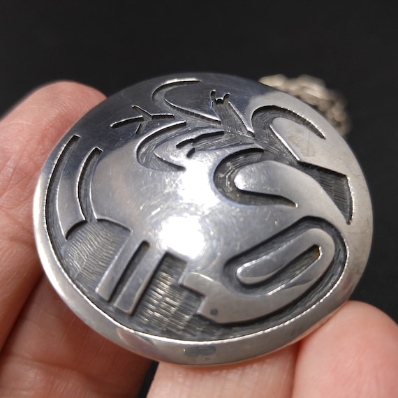 Vintage Hopi Kenneth Kuwanvayouma Pendant & Brooch, V… - Gem
