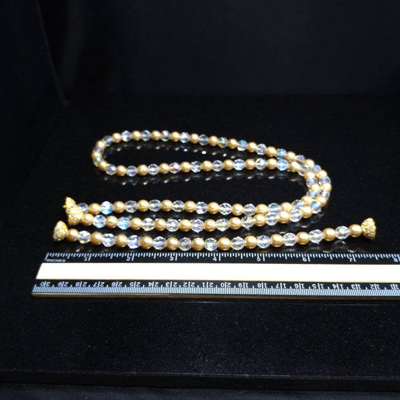 Joan Rivers Faux Pearl Crystal Necklace & Bracele… - image 3