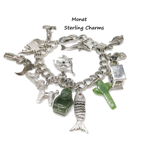 Monet charm cheap bracelet value
