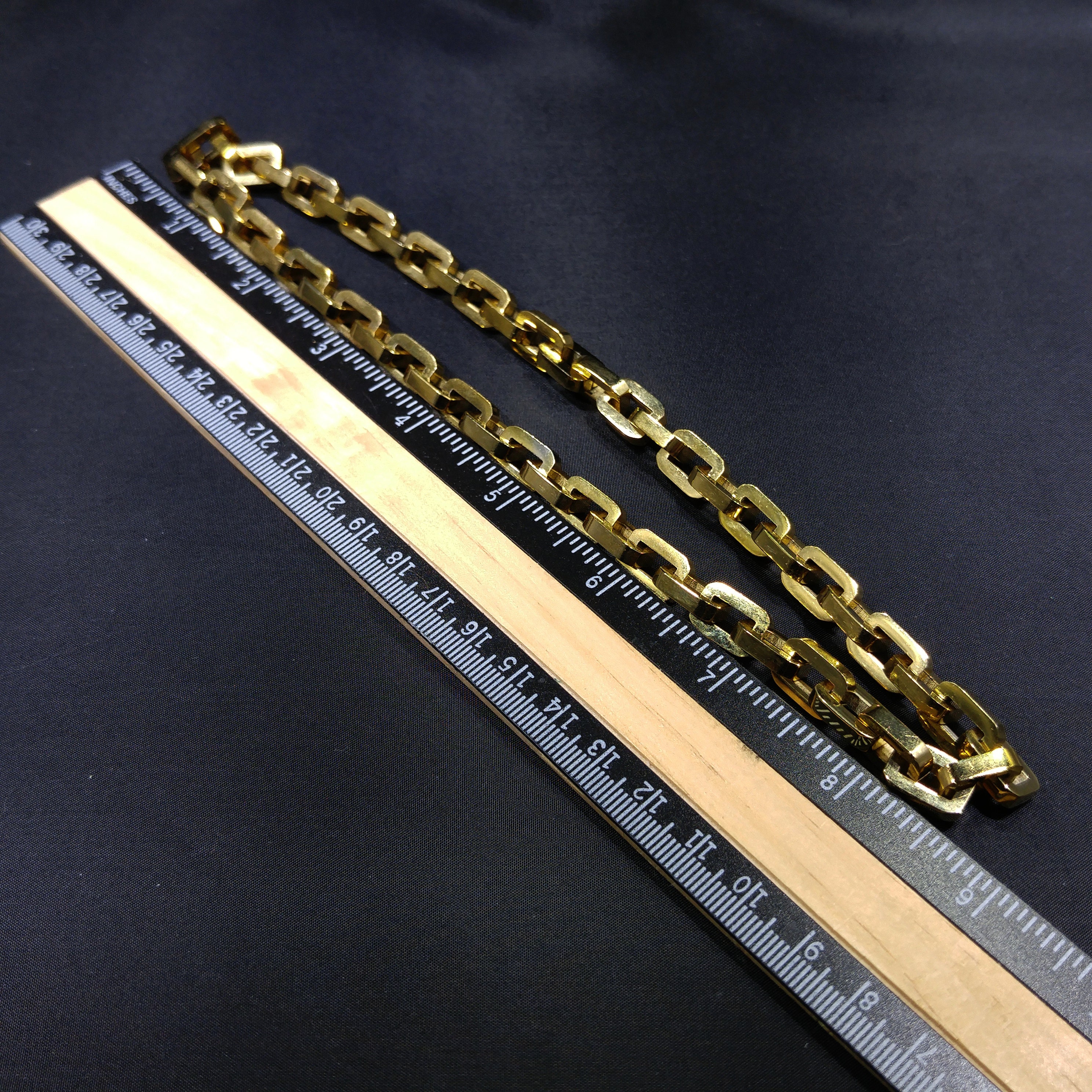 Eddie Borgo リンクチェーンネックレス、ゴールドメッキ