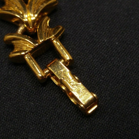 Vintage Napier Gold Plated Necklace, 18"  Interlo… - image 10