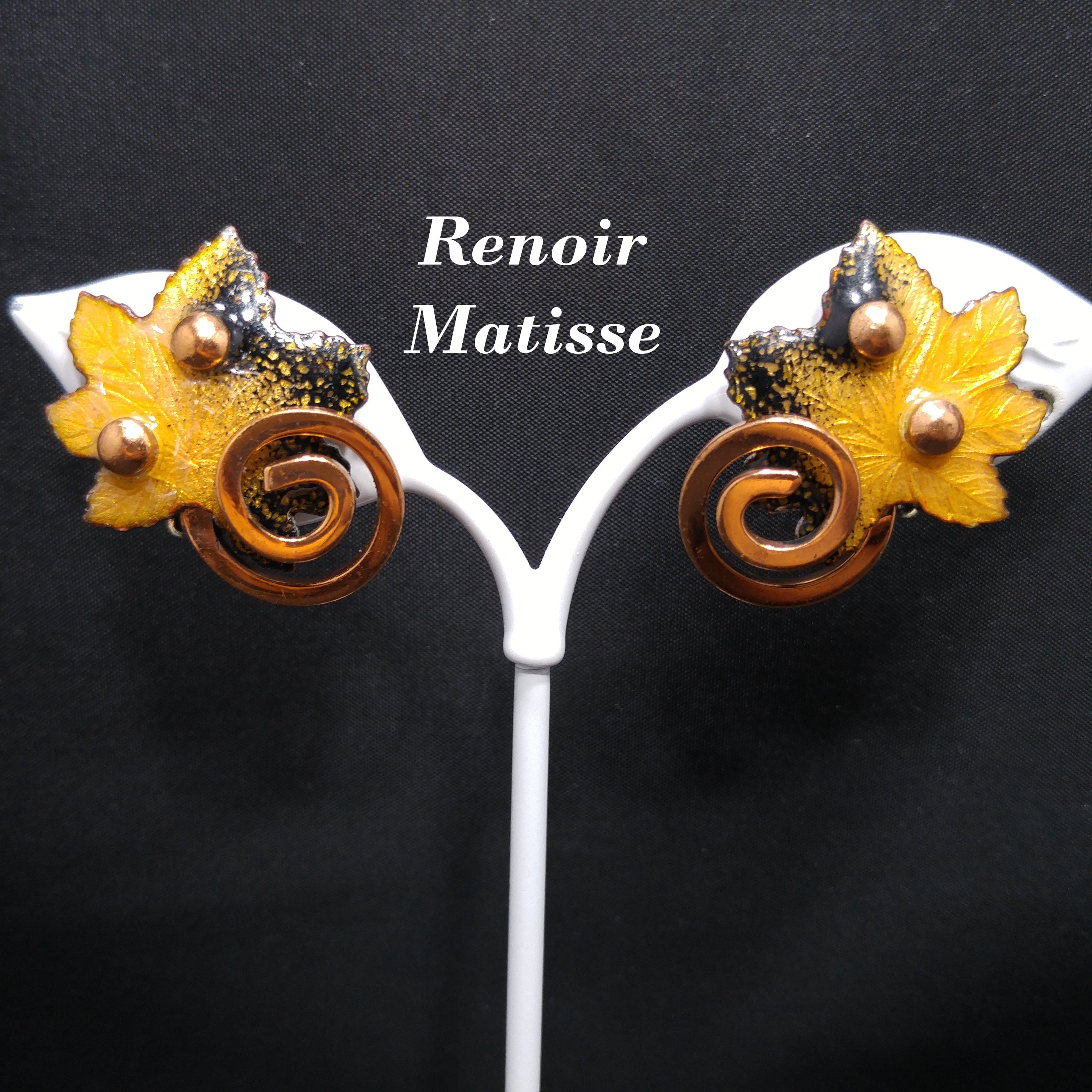 Renoir jewelry copper earrings deals