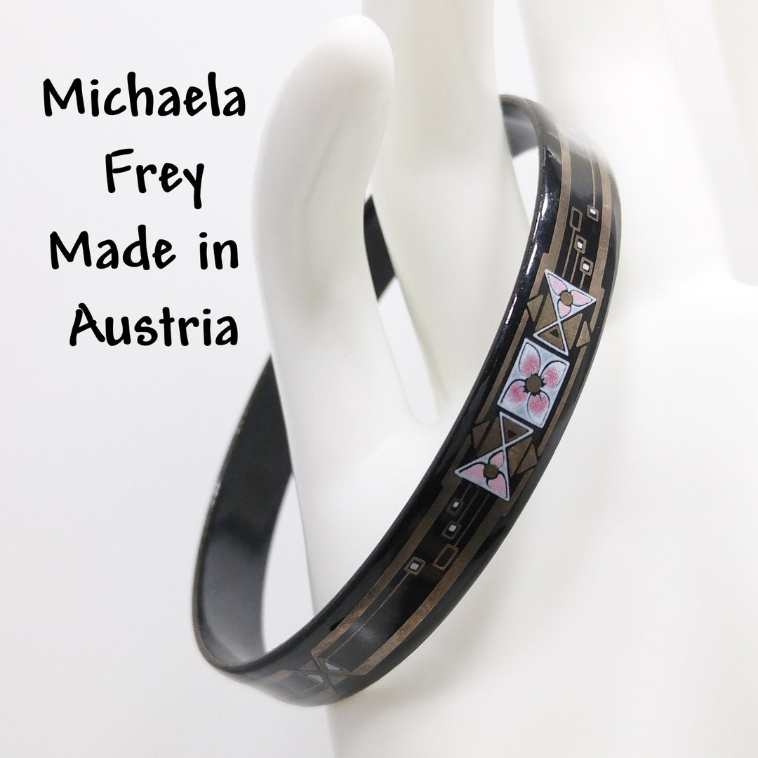 Michaela frey shop enamel bangle