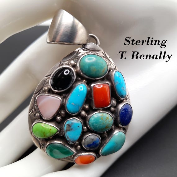 Important Dan Benally Vintage Native American Navajo Seashell Sterling Silver Bracelet Important Dan Benally Vintage Native American Navajo Seashell Sterling Silver Bracelet