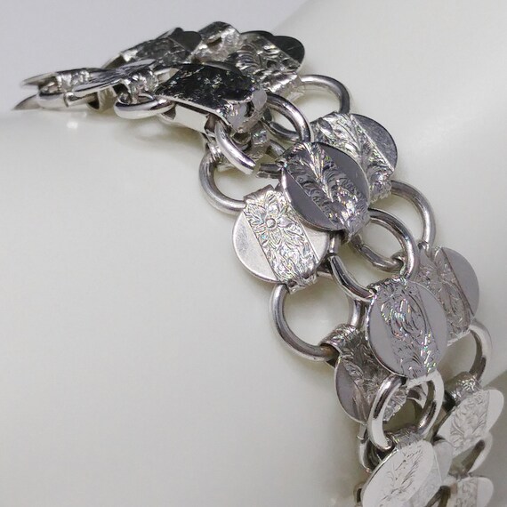 Sarah Coventry Coin Link Necklace or Three Bracel… - image 7