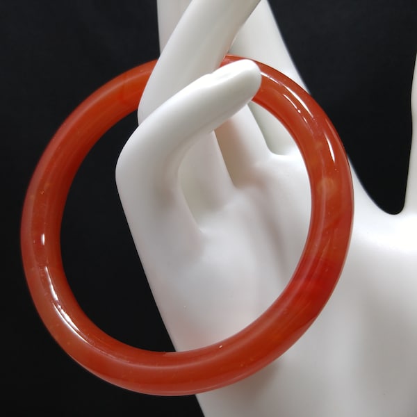 Orange Bangle Bracelet Etsy