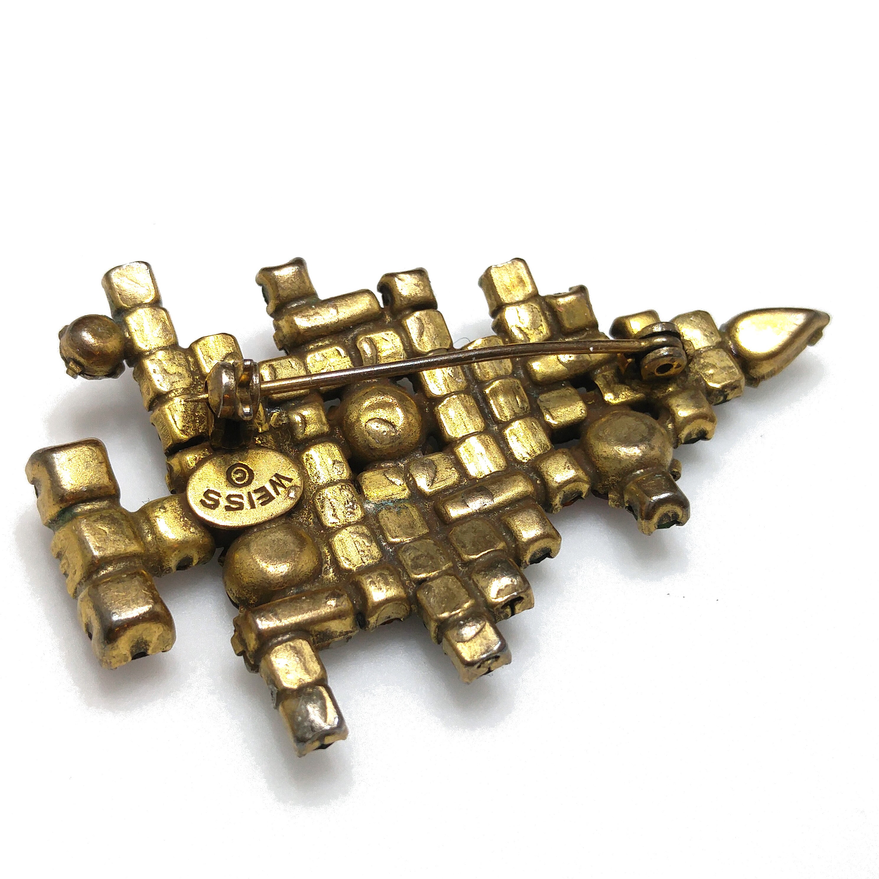 ICE クリスマスツリーブローチ　ビンテージ　Eisenberg　クリスマスピン Vintage Eisenberg Ice Christmas Tree Pin - Vintage Jewerly