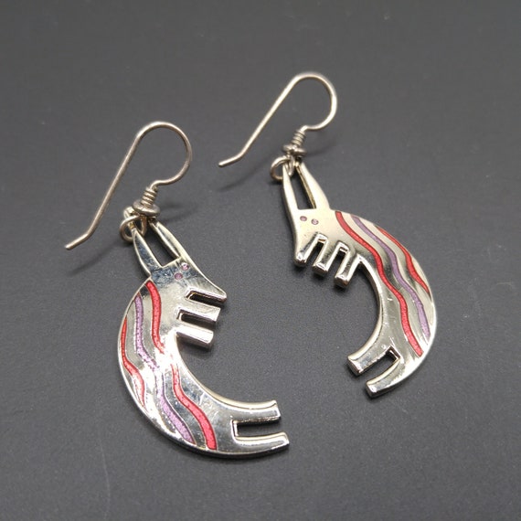 Laurel Burch "Conejo" Rabbit Dangle Earrings, Str… - image 6