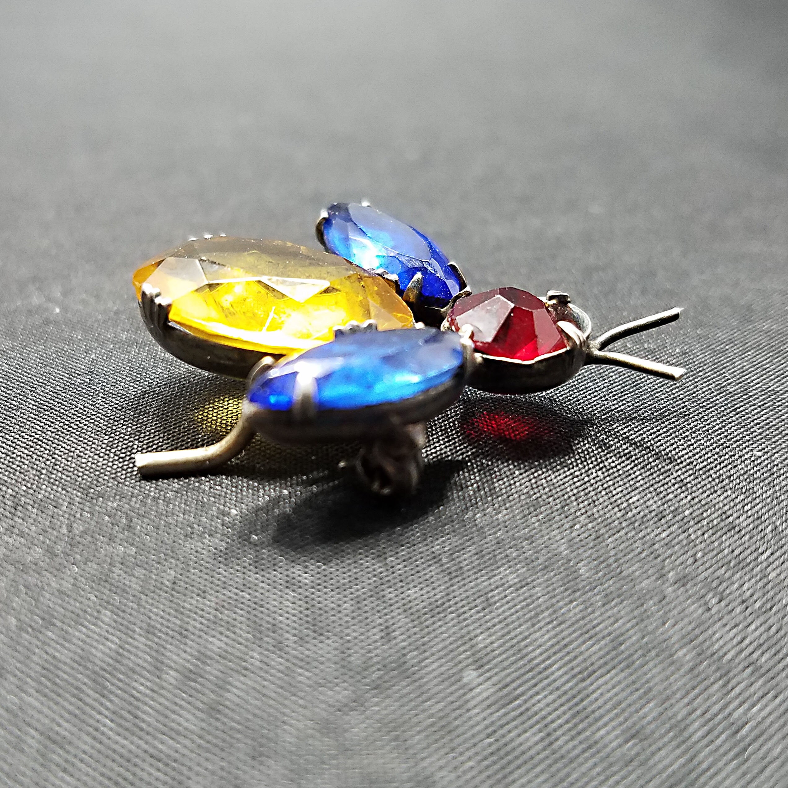 RARE Eisenberg Bug Brooch Pin Millefiori Murano Glass