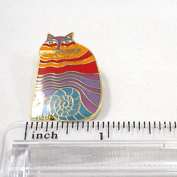 Laurel Burch "Rainbow Cats" Brooch, 1980s Vintage… - image 4