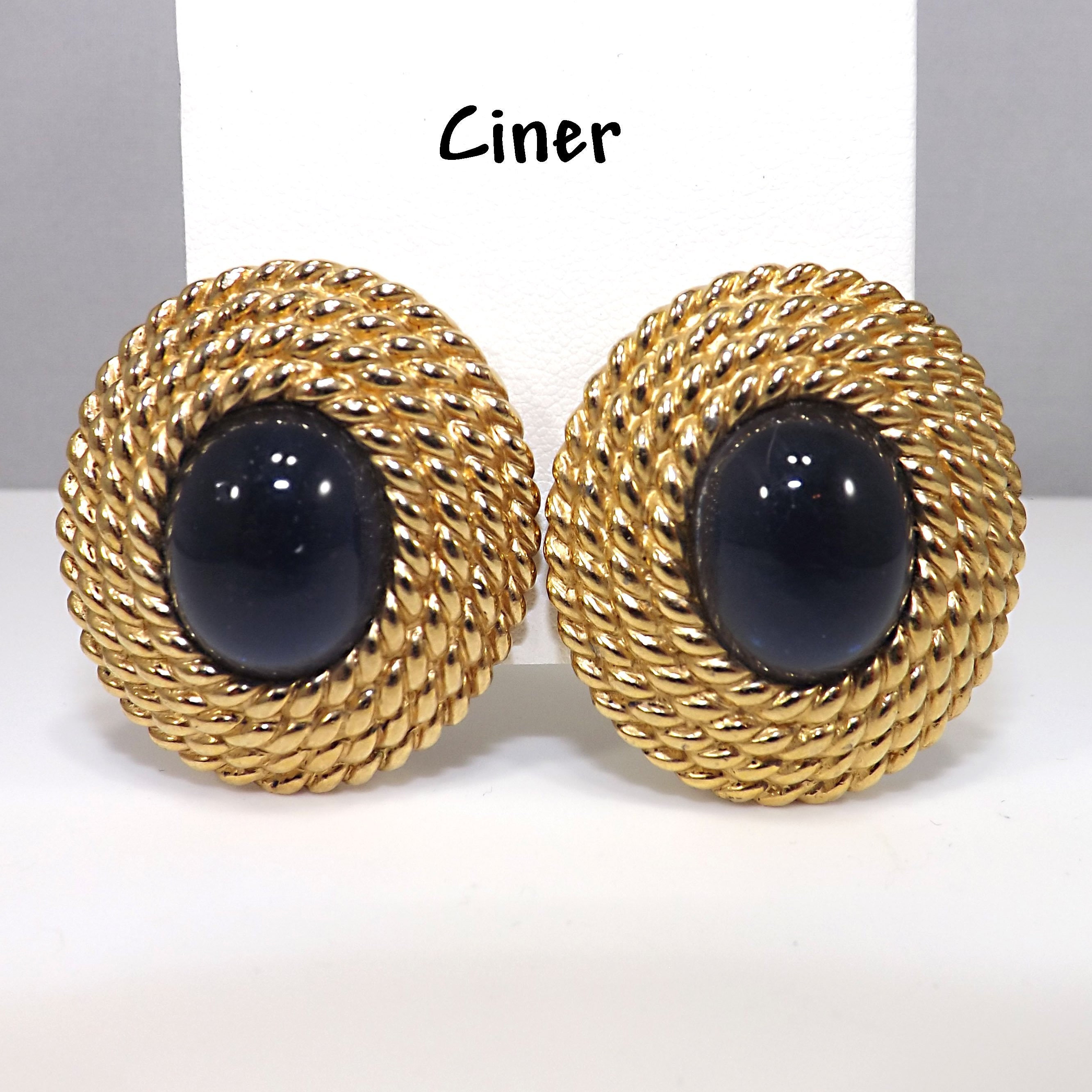 ヴィンテージ ciner earrings 80s イヤリング