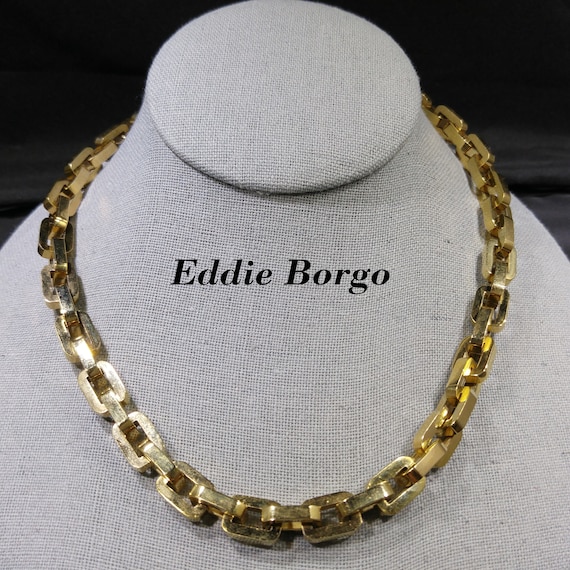 Eddie Borgo Linked Chain Necklace, Gold Plated, H… - image 1