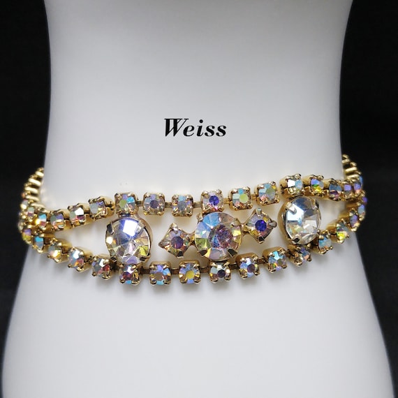 Weiss rhinestone bracelet deals