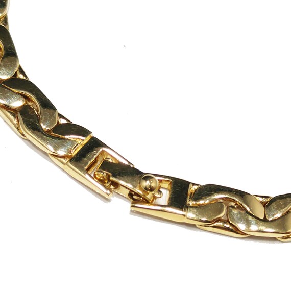 Monet Gold Plated Choker Necklace, 1980s Vintage … - image 6