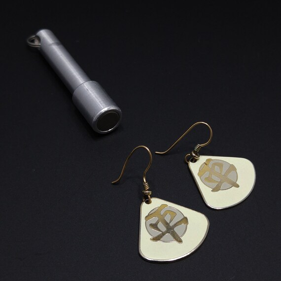 Laurel Burch Tranquility Earrings, Gold Plated, 1… - image 7