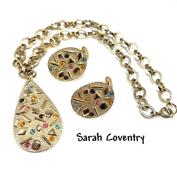 Sarah Coventry "Sultana" Necklace & Earrings Set,