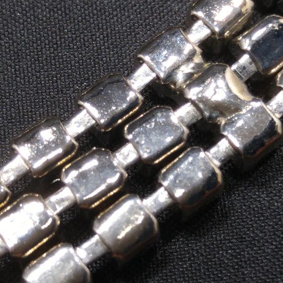 Clear Rhinestone Festoon Belt, Rhodium Plated, 1… - image 10