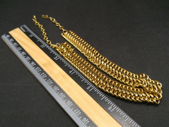 Vendome Interlocking Chain Choker Necklace, Gold … - image 6