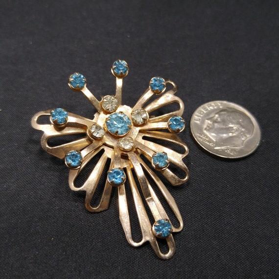 Mid Century Angel or Butterfly Pendant & Brooch, … - image 4