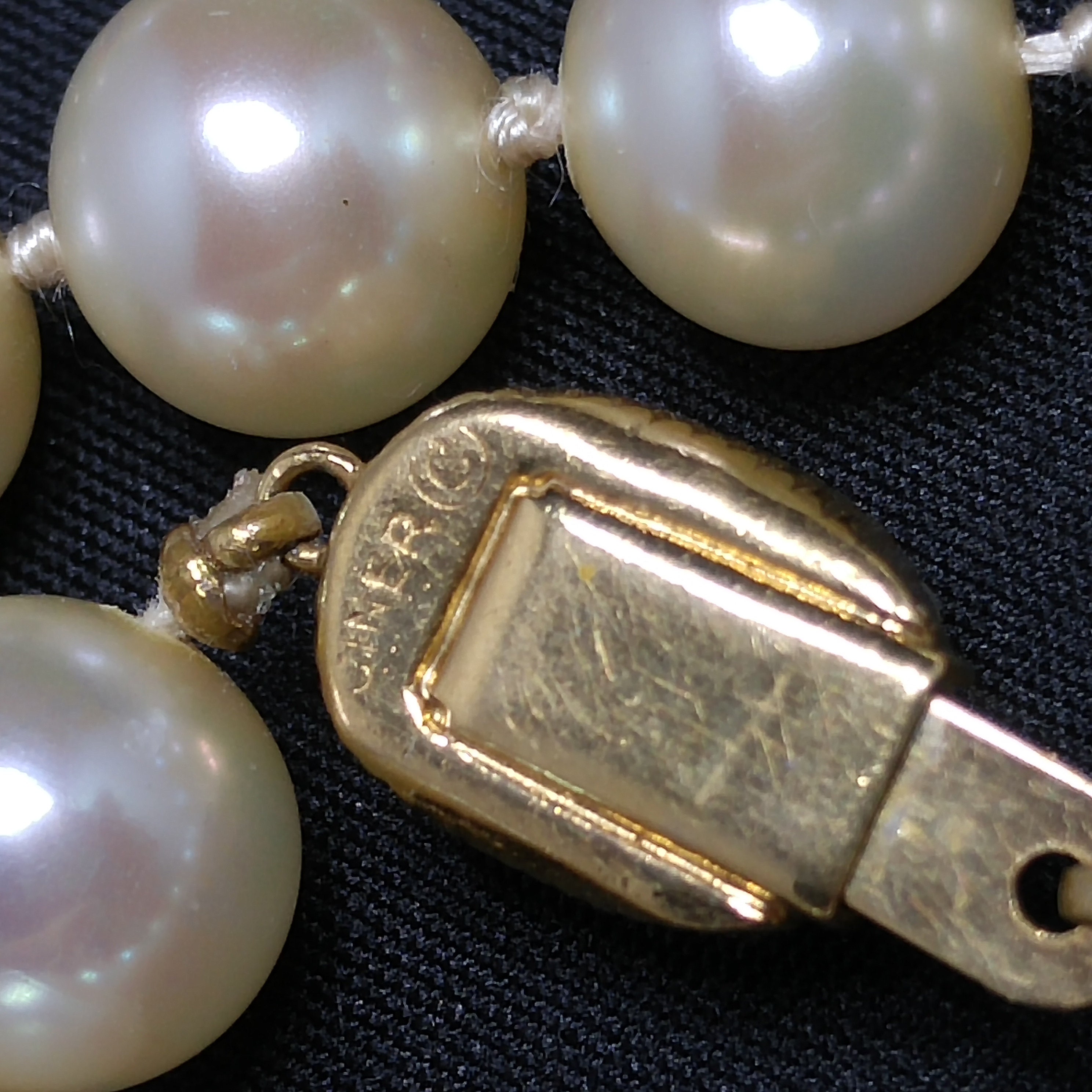 Ciner Hand Knotted Japanese Faux Pearl Necklace, Seed Pearl Ciner Hand Knotted Japanese Faux Pearl Necklace, Seed Pearl
