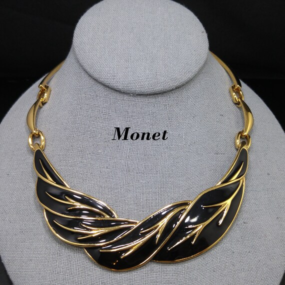 Choker Necklace Gold Plated 1980s - Etsy