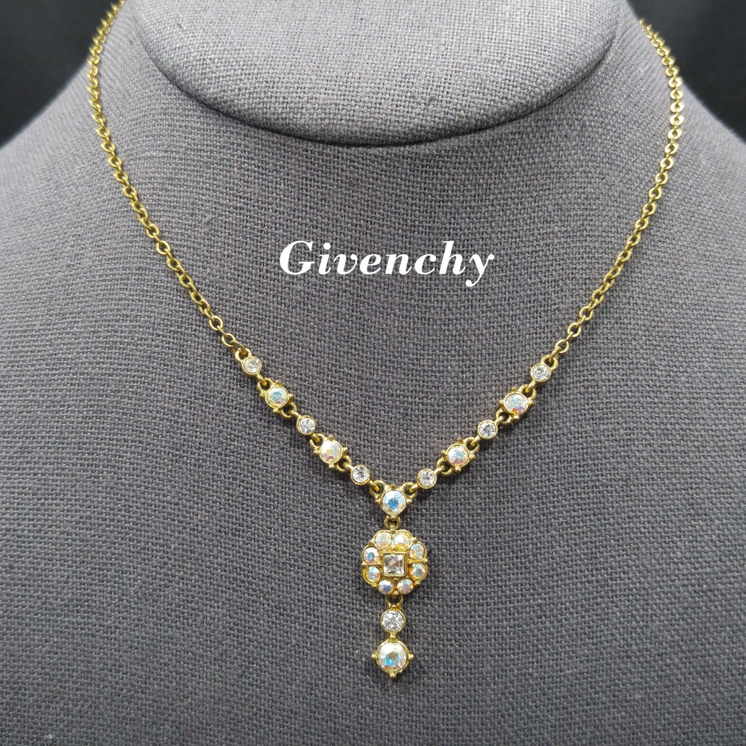 希少✨Givenchy Rhinestone Long Necklace s-l400.jpg