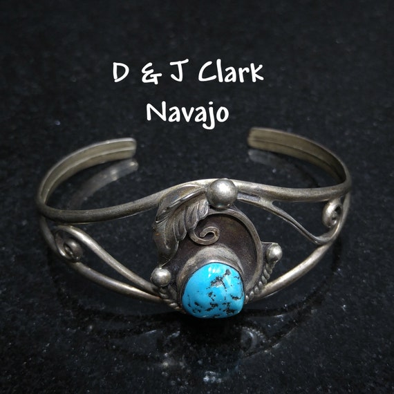 Dave Clark Vintage Native American Navajo Sterling Silver Segmented Bracelet Cuff Dave Clark Vintage Native American Navajo Sterling Silver Segmented Bracelet Cuff