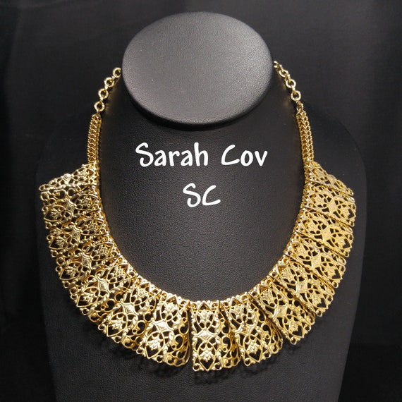 Sarah Coventry Necklace, "Chantilly Lace", Egypti… - image 1